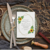 Zonnebloem Geometrische repetitie Kaart