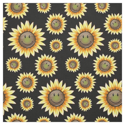 Zonnebloem, gesmolten stof (Swatch)