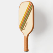 Zonnebloem gestreept met naam pickleball paddle (Links)