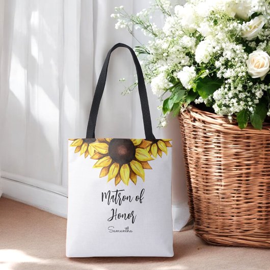 Zonnebloem Getuige Trouw Tote Bag