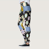 zonnebloem gevarieerde bloemen lange leggings tien (Links)