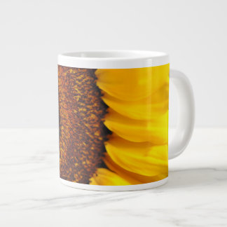Zonnebloem Gezicht Jumbo Koffiemok Grote Koffiekop
