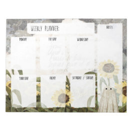 Zonnebloem Ghost Planner Notitieblok