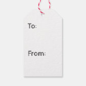 Zonnebloem Gift Labels Bloemen Giraffe Cadeaulabel (Achterkant)