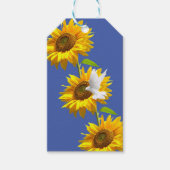 Zonnebloem Gift Labels Dove Floral Cadeaulabel (Voorkant)