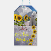 Zonnebloem Gift Labels Polar Beer Happy Birthday Cadeaulabel (Voorkant)