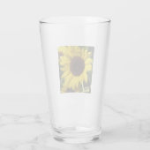 Zonnebloem Glas (Achterkant)