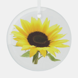 Zonnebloem Glas Ornament