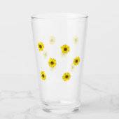Zonnebloem Glass Flower Summer Sun Refreshing Glas (Voorkant)