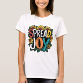 "Zonnebloem glimlacht" T-shirt (Voorkant)