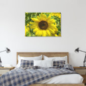 Zonnebloem Glory (WestCreek) Ingewikkeld Canvas Pr Afdruk (Insitu (Slaapkamer))