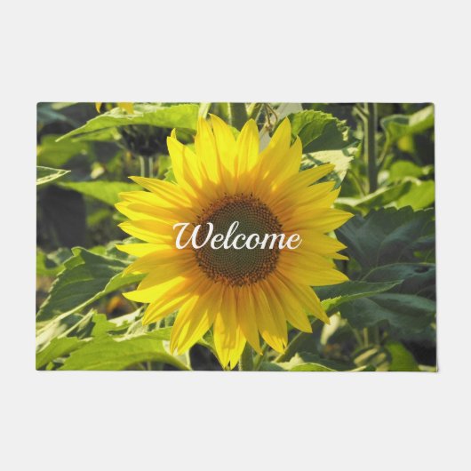 Zonnebloem Glow Welkomstmat Deurmat (Voorkant)