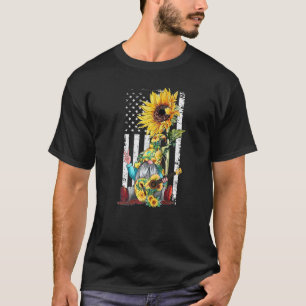 Zonnebloem Gnoome Guitar Hippie Gnomen met T-shirt