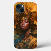 Zonnebloem Godin Fantasy Art Case-Mate iPhone Case (Achterkant)