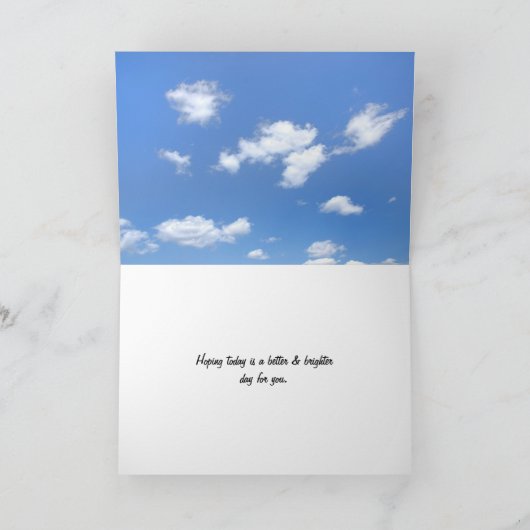 Zonnebloem Goed Kaart (Binnen)