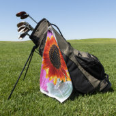 Zonnebloem Golfhanddoek (Groen)