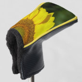 Zonnebloem Golfkop Hoesje Golfheadcover (3/4 voorkant)