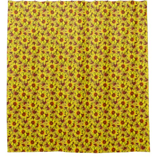 Zonnebloem Gordijn (Voorkant)