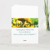 Zonnebloem Grace Kaart (Achterkant)