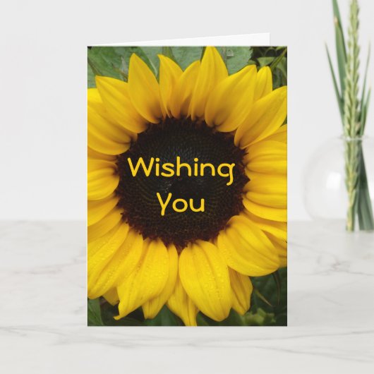 Zonnebloem Grace Kaart (Voorkant)