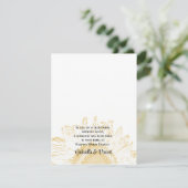 Zonnebloem Grafische bruiloft Charity Favor Kaart (Staand voorkant)