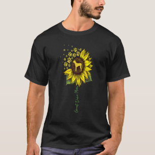 Zonnebloem Great Dane Liefhebber Cadeaus Hond Moed T-shirt