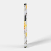 Zonnebloem Grijs Gele Hommels Eucalyptusblad iPhone Hoesje (Rechterkant)