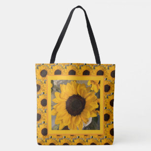 Zonnebloem Groei & Bloei Tote Bag