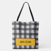 Zonnebloem Groei & Bloei Tote Bag (Achterkant)
