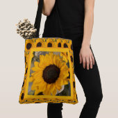 Zonnebloem Groei & Bloei Tote Bag (Dichtbij)