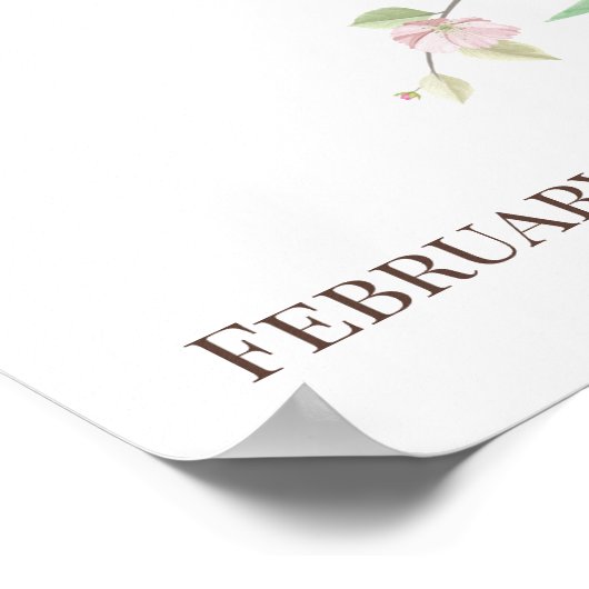 Zonnebloem groen Huwelijks Welkomstbord Poster (Hoek)