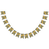 Zonnebloem Groen Leidt  Bloemen Natuurlijke Vlaggetjes (Alle)