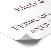 Zonnebloem groene bruidsshower welkomstbord poster (Hoek)