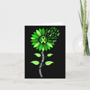 Zonnebloem groene lint cerebrale parese cp bewustz kaart