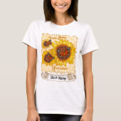 Zonnebloem Grootste Oma T-shirt (Voorkant)