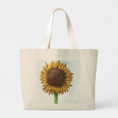 zonnebloem grote tote bag (Achterkant)