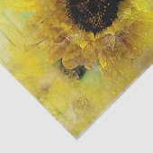 Zonnebloem Grunge | Floral Decoupage Ephemera Tissuepapier (Detail)