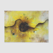 Zonnebloem Grunge | Ontkoppeling van kernpapier Tissuepapier (Voorkant)