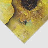 Zonnebloem Grunge | Ontkoppeling van kernpapier Tissuepapier (Detail)