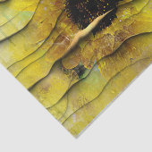 Zonnebloem Grunge | Ontkoppeling van vloeibaar gou Tissuepapier (Detail)