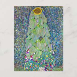 zonnebloem   Gustav Klimt   Briefkaart