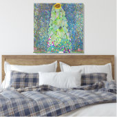 Zonnebloem | Gustav Klimt | Canvas Afdruk (Insitu (Slaapkamer))