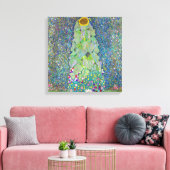 zonnebloem | Gustav Klimt | Canvas Afdruk (Insitu (Woonkamer))