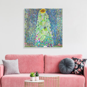 zonnebloem   Gustav Klimt   Canvas Afdruk