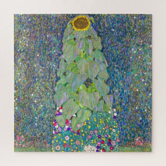 zonnebloem | Gustav Klimt | Legpuzzel (Verticaal)