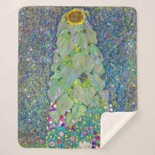 zonnebloem   Gustav Klimt   Sherpa Deken