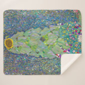 zonnebloem | Gustav Klimt | Sherpa Deken (Voorkant (horizontaal))