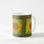 Zonnebloem Haakbeker Koffiemok (Voorkant rechts)