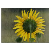 Zonnebloem Halo Glass Cutting Board Snijplank (Voorkant)