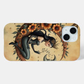 Zonnebloem Halve Maan Koningin Case-Mate iPhone Case (Achterkant (horizontaal))